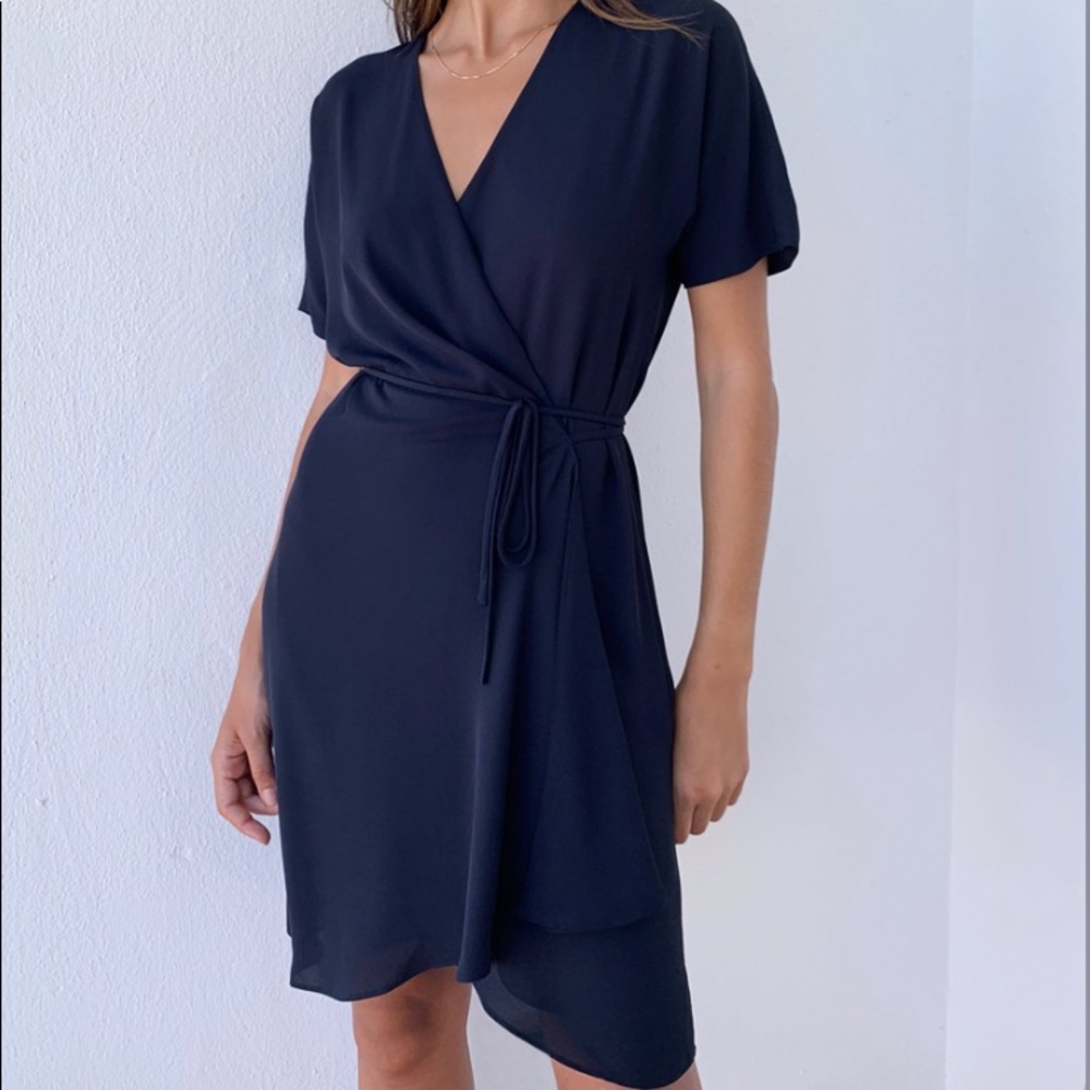 Navy Babaton Wallace Dress